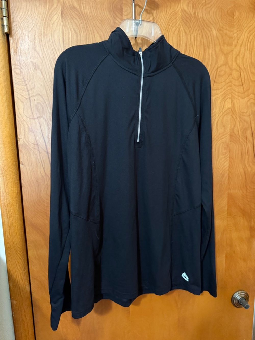 RBX Black Quarter-Zip Performance Pullover size large